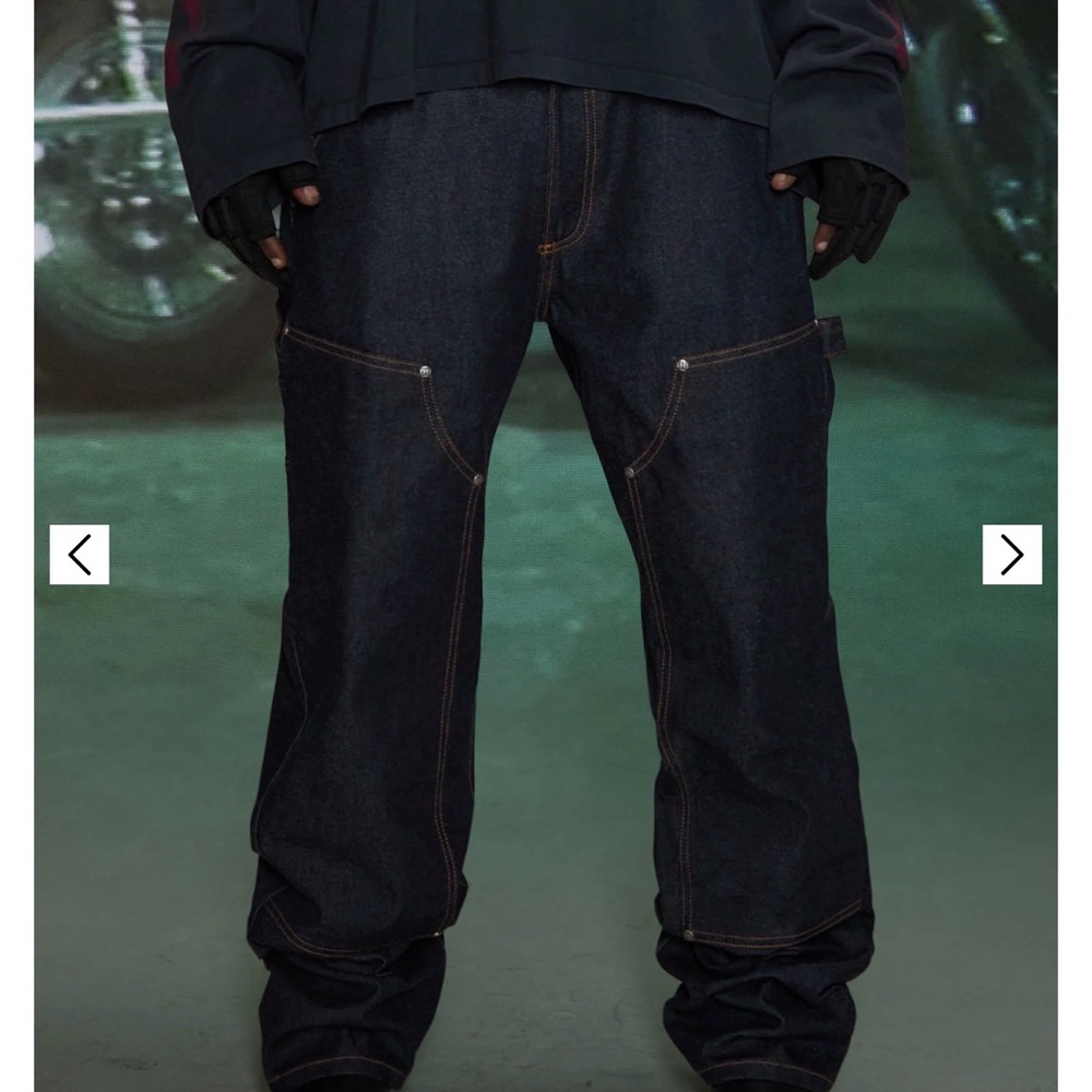 Don Toliver’s Hardstone x Guess Raw Denim Carpenter Jeans